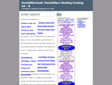 Tablet Screenshot of humidifierheati.com